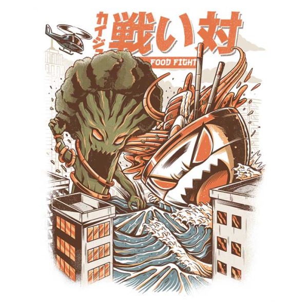 Kaiju Food Fight - Hoodie Sale - Image 2