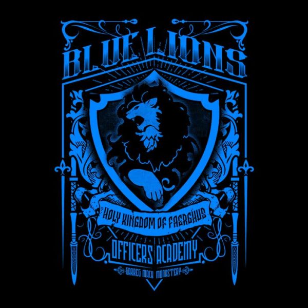 Blue Lions Officers - Ringer T-Shirt on Sale - Image 2