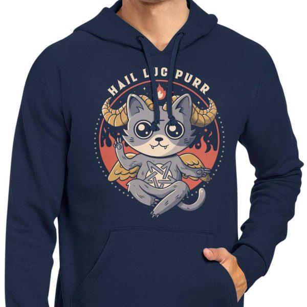 Hail Lucipurr - Hoodie Online now - Image 5