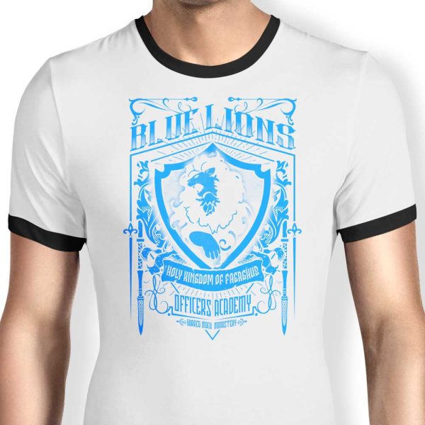 Blue Lions Officers - Ringer T-Shirt on Sale