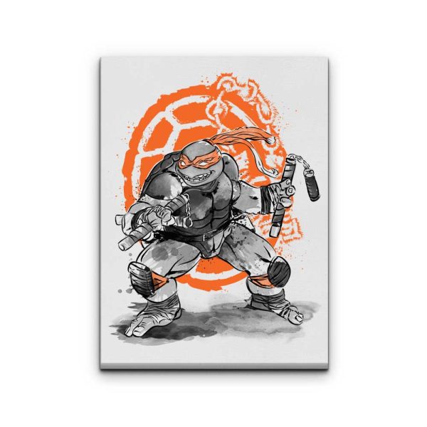 Nunchaku Sumi-e - Canvas Print on Sale