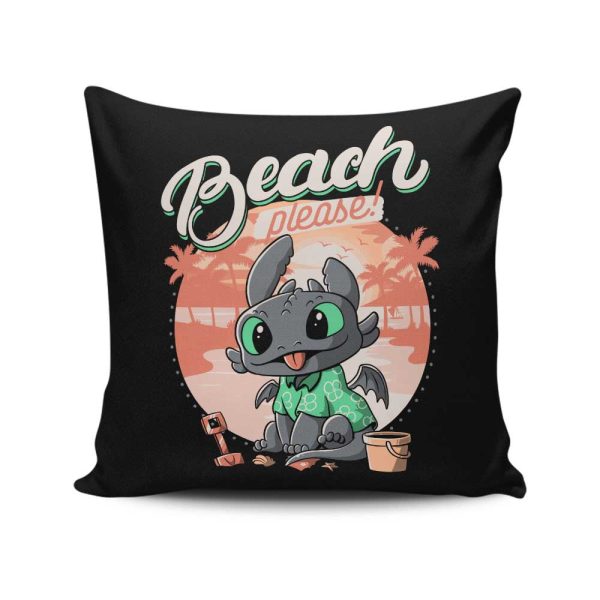 Summer Dragon - Throw Pillow Cheap
