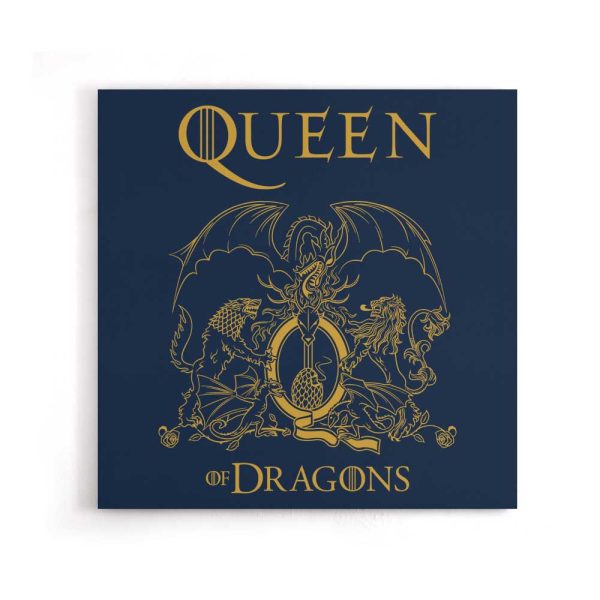 Queen of Dragons - Canvas Print Hot on Sale - Image 5