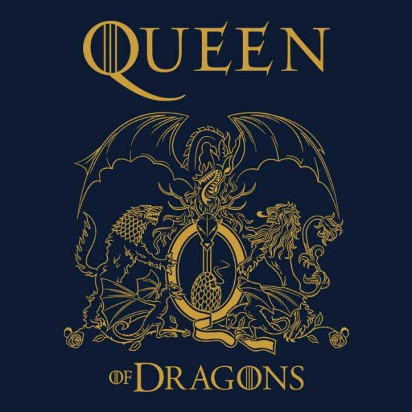 Queen of Dragons - Long Sleeve T-Shirt For Cheap - Image 2