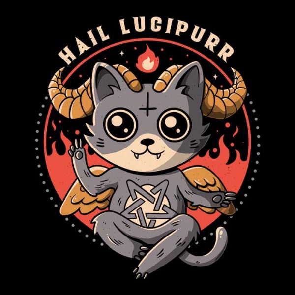 Hail Lucipurr - Hoodie Online now - Image 2