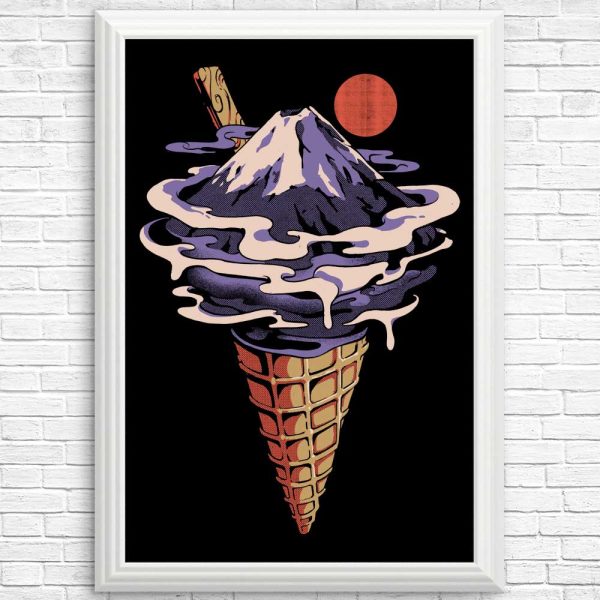 Fuji Ice Cream - Posters & Prints For Sale