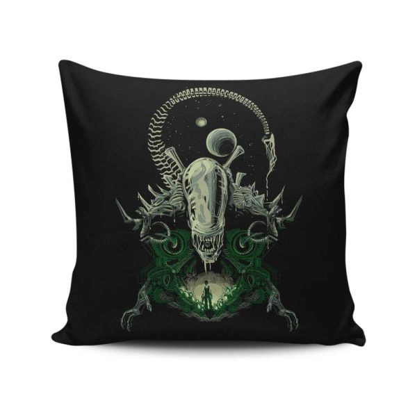 Alien Nightmare - Throw Pillow Discount