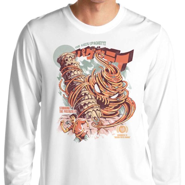 The Kaiju Spaghetti - Long Sleeve T-Shirt Online now - Image 3
