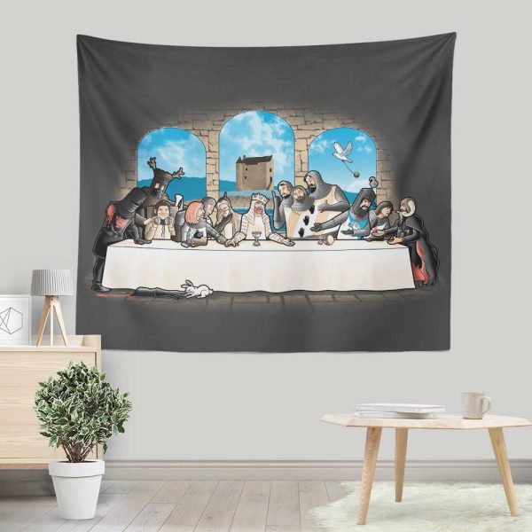 Holy Grail Dinner - Wall Tapestry For Sale