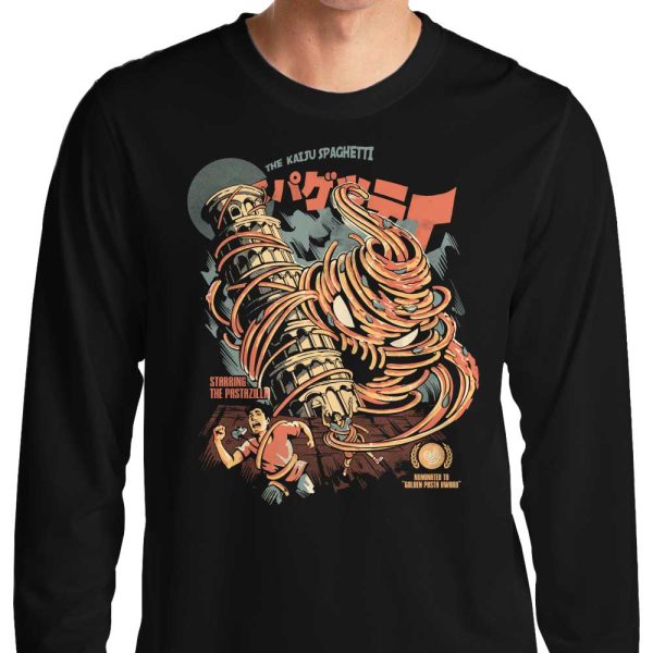 The Kaiju Spaghetti - Long Sleeve T-Shirt Online now