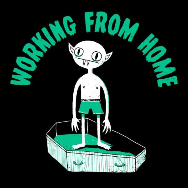 Working from Home - Fleece Blanket For Sale - Image 2