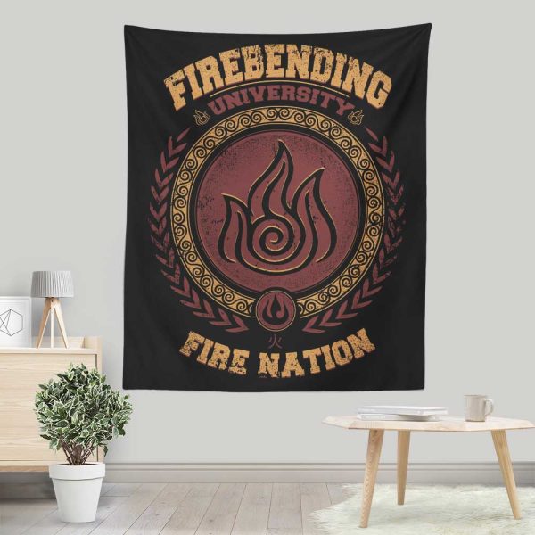 Firebending University - Wall Tapestry For Sale