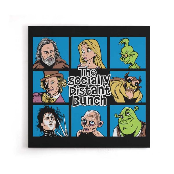 Social Distance Bunch - Canvas Print Online now - Image 5