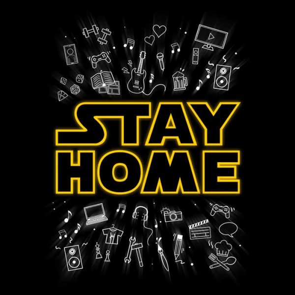 Stay Home - Fleece Blanket Online - Image 2