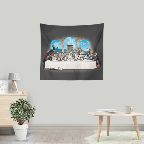Holy Grail Dinner - Wall Tapestry For Sale - Image 3