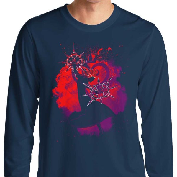 Soul of the Dancing Flames - Long Sleeve T-Shirt Online Sale - Image 3