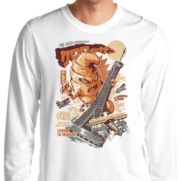 The Kaiju Croissant - Long Sleeve T-Shirt Hot on Sale - Image 3