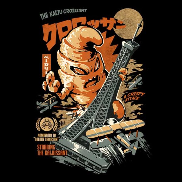 The Kaiju Croissant - Hoodie For Sale - Image 2