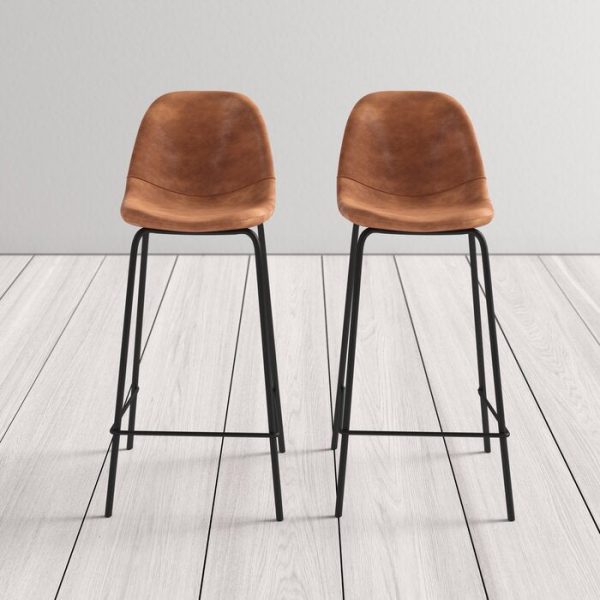 Neil Counter Stool  Honey (Set of 4)* #1315HW - 2 Separate Boxes Fashion