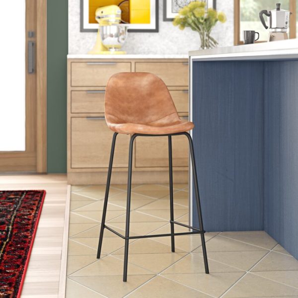 Neil Counter Stool  Honey (Set of 4)* #1315HW - 2 Separate Boxes Fashion - Image 2