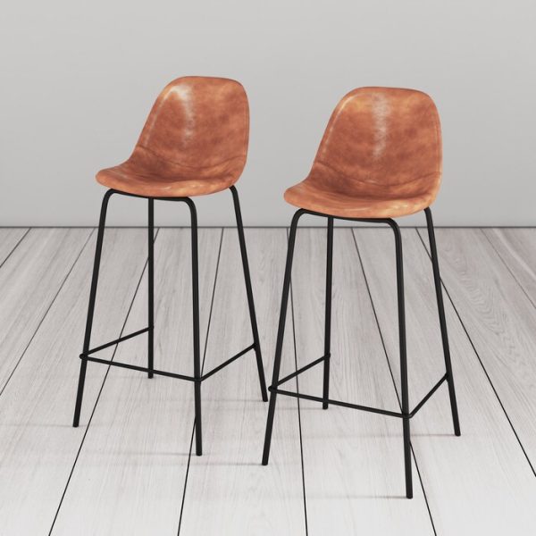 Neil Counter Stool  Honey (Set of 4)* #1315HW - 2 Separate Boxes Fashion - Image 3
