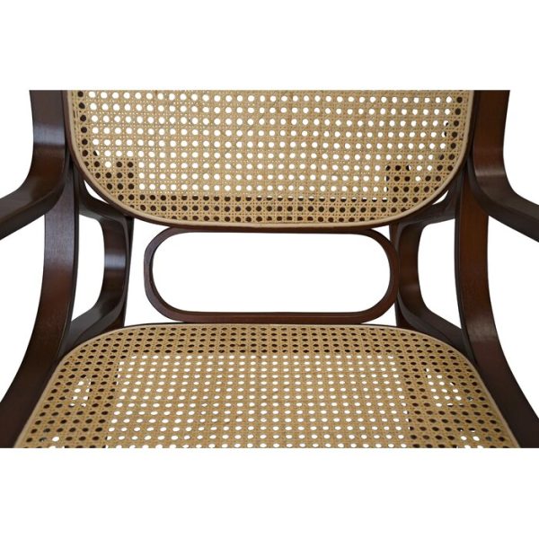 Estella Rocking Chair Walnut *AS IS #1288HW Fashion - Image 2