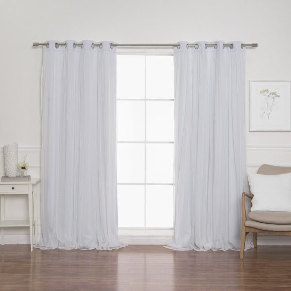 \Brockham Solid Blackout Grommet Curtain Panels- Beige 352DC Online