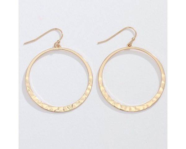 Periwinkle by Barlow : 1.25 in. Gold hoops Earrings Sale